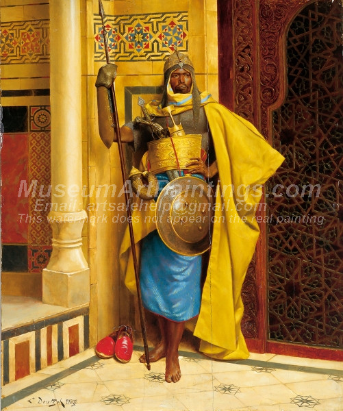 The Nubian Palace Guard by Ludwig Deutsch