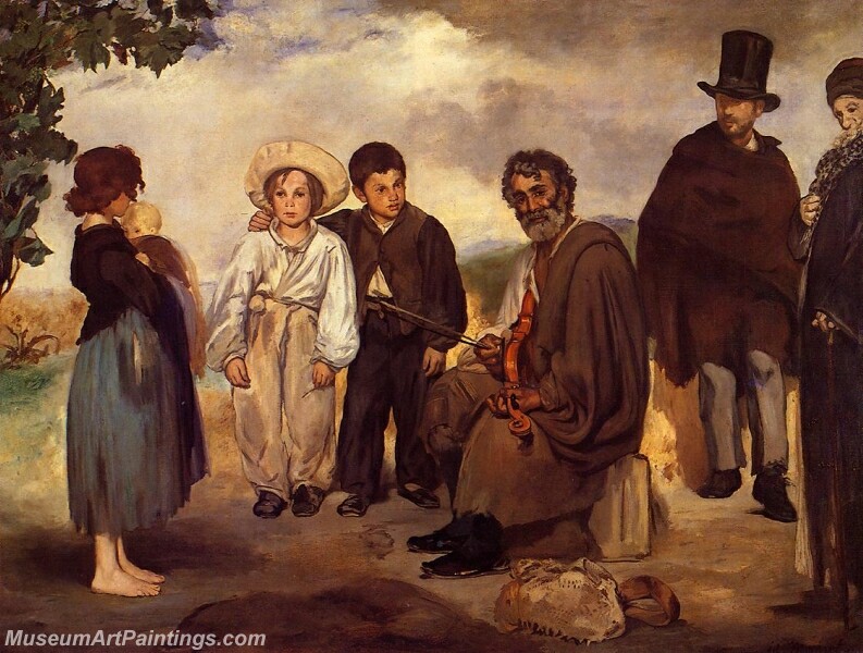 The Old Musician Painting