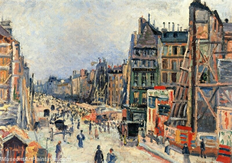 The Opening of the Rue Reaumur Painting