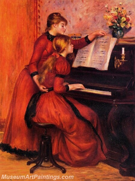 The Piano Lesson Painting