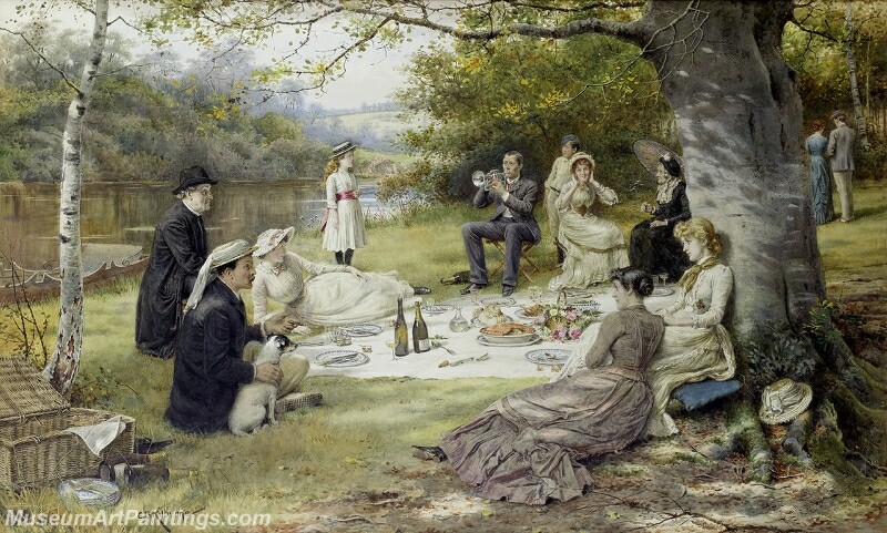 The Picnic Painting