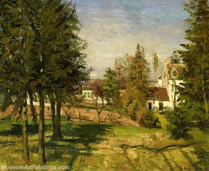 The Pine Trees of Louveciennes Painting