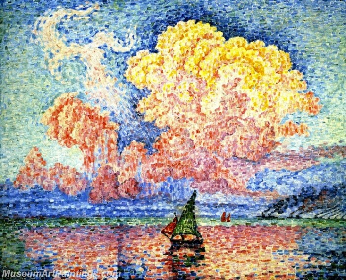 The Pink Cloud Antibes Painting