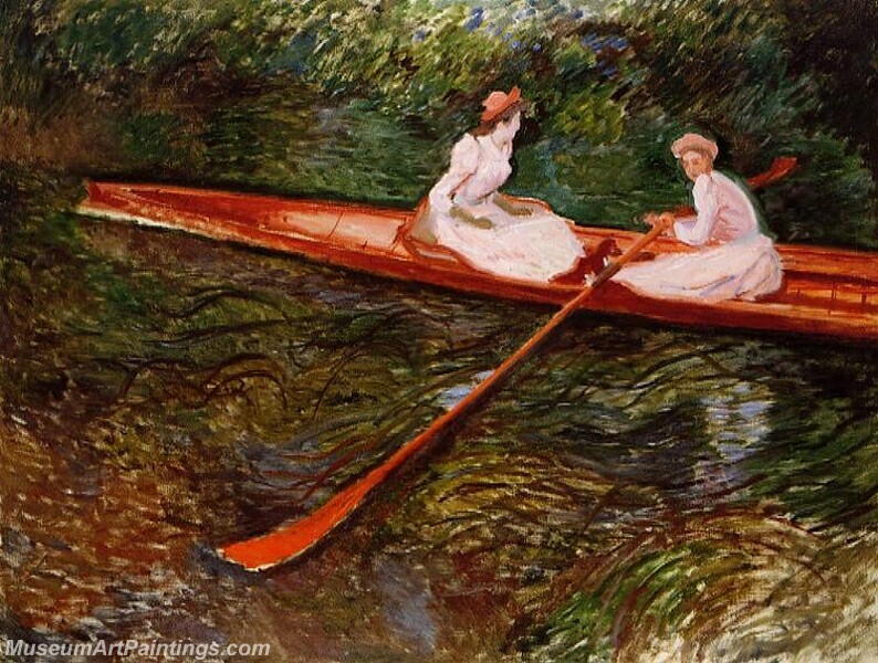 The Pink Skiff Painting