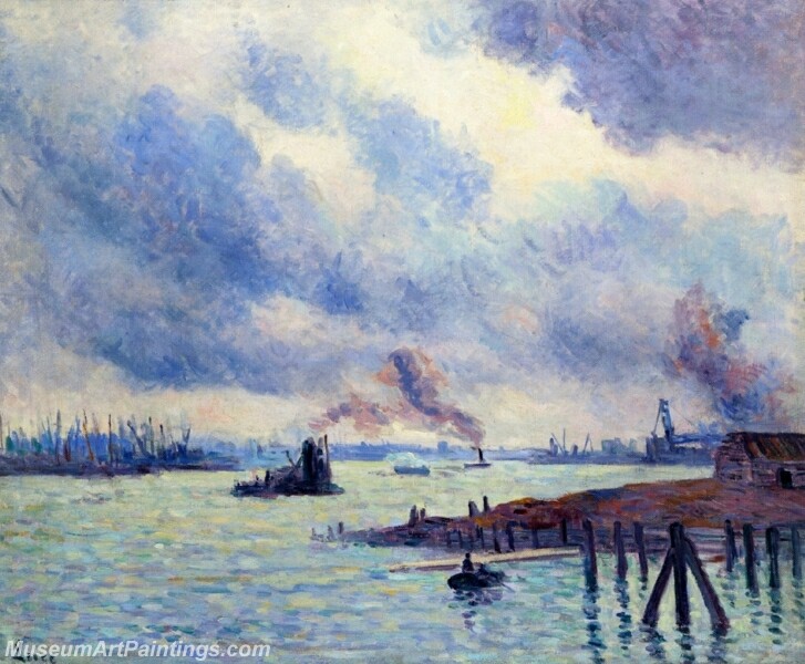 The Port of Rotterdam 2 Painting