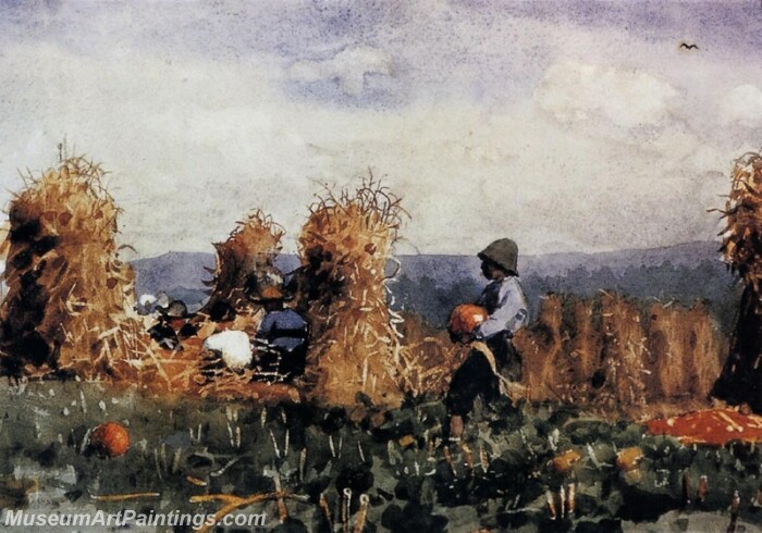 The Pumpkin Patch Painting