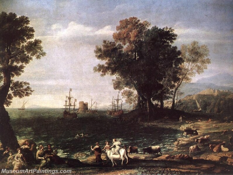 The Rape of Europa Painting