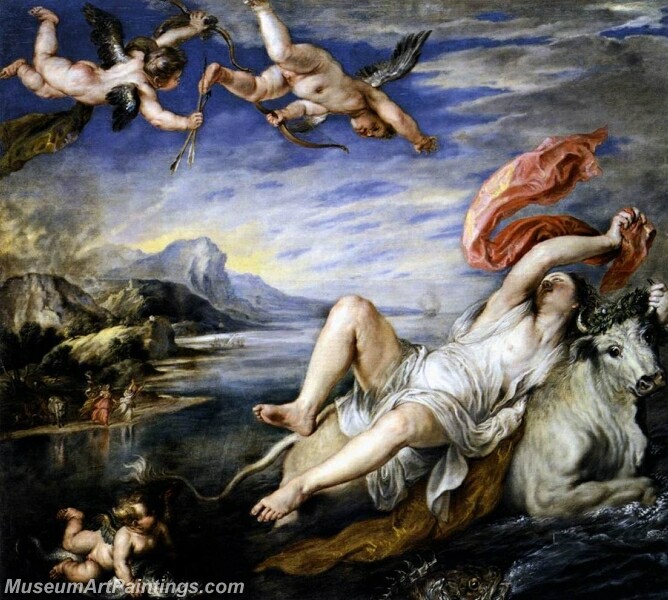 The Rape of Europa Painting