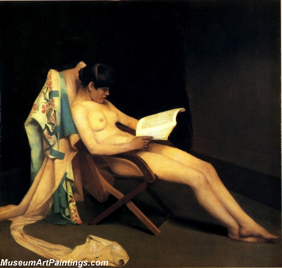 The Reading Girl Painting