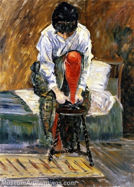 The Red Stocking Painting