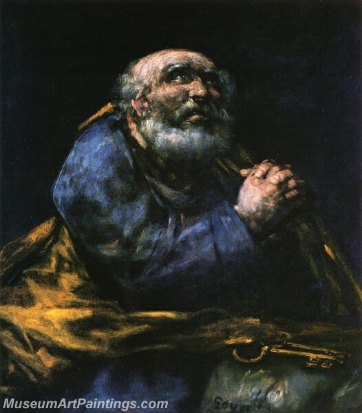 The Repentant Saint Peter Painting