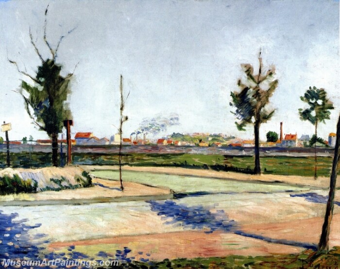 The Road to Gennevilliers Painting