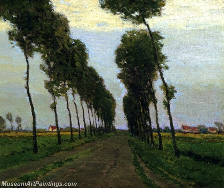 The Road to Sluis Holland Painting