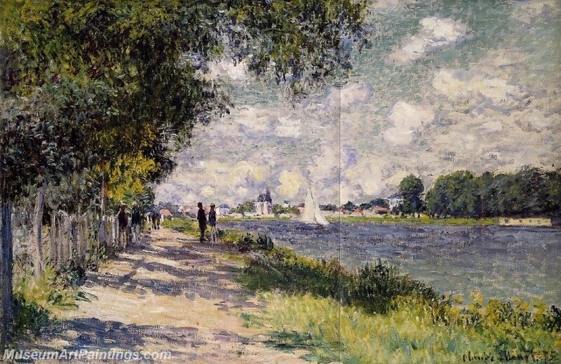 The Seine at Argenteuil Painting