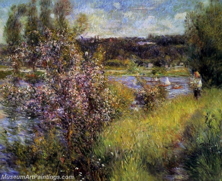 The Seine at Chatou Painting