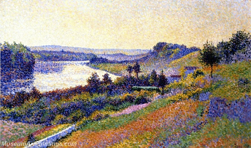 The Seine at Herblay Painting