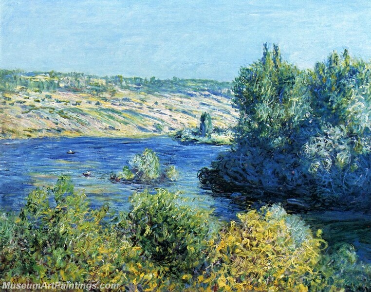 The Seine at Vetheuil Painting