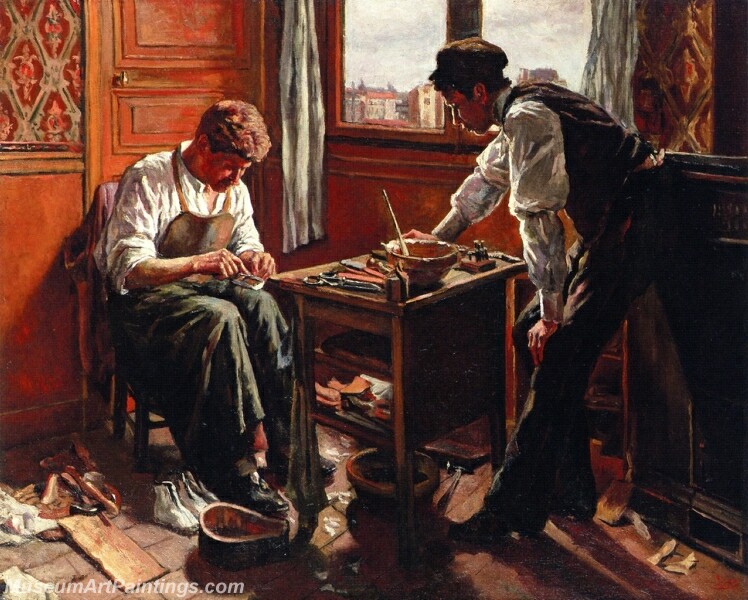 The Shoemaker the Two Givort Brothers Painting