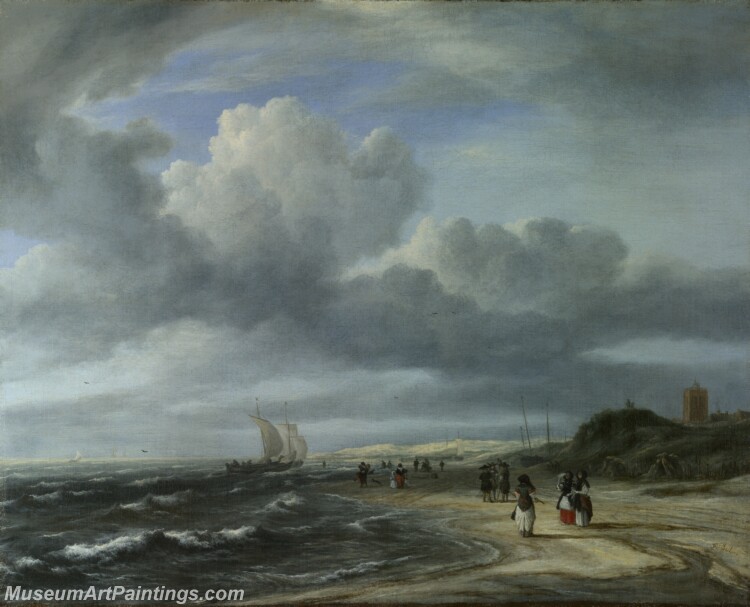 The Shore at Egmond aan Zee Painting