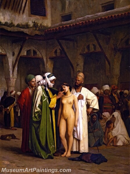 The Slave Market Painting