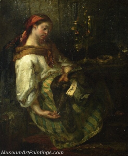 The Sleeping Seamstress Painting