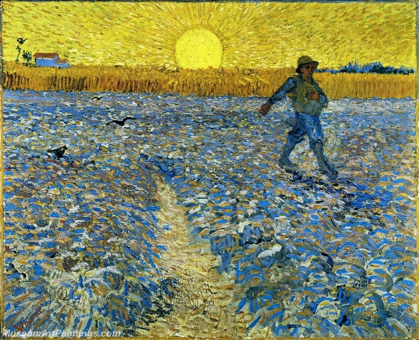 The Sower (Sower with Setting Sun) Painting