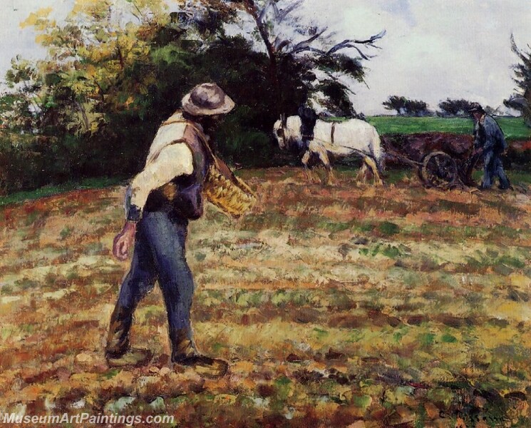 The Sower at Montfoucault Painting