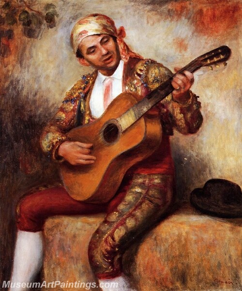 The Spanish Guitarist Painting