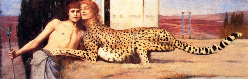 The Sphinx or The Caresses by Fernand Khnopff