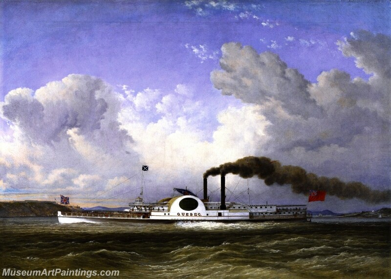 The Steamship Quebec Painting