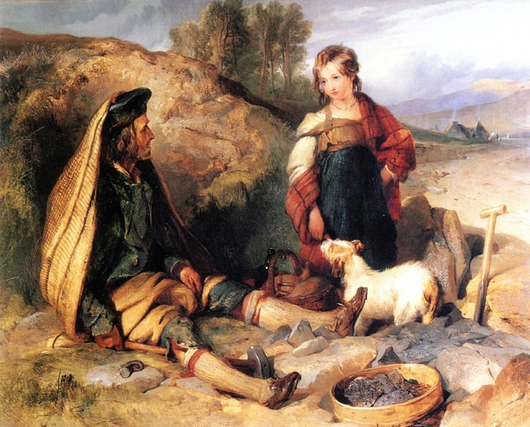 The Stonebreaker and His Daughter by Sir Edwin Landseer