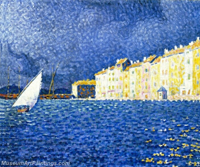 The Storm Saint Tropez Painting