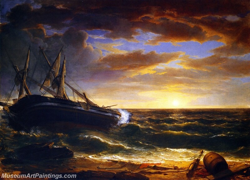 The Stranded Ship Painting