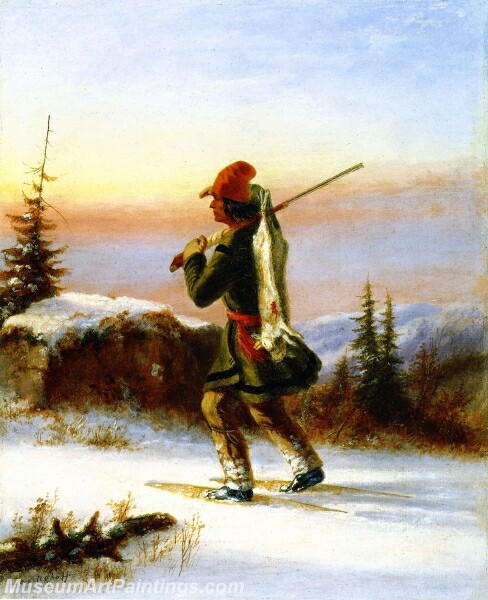 The Trapper Painting