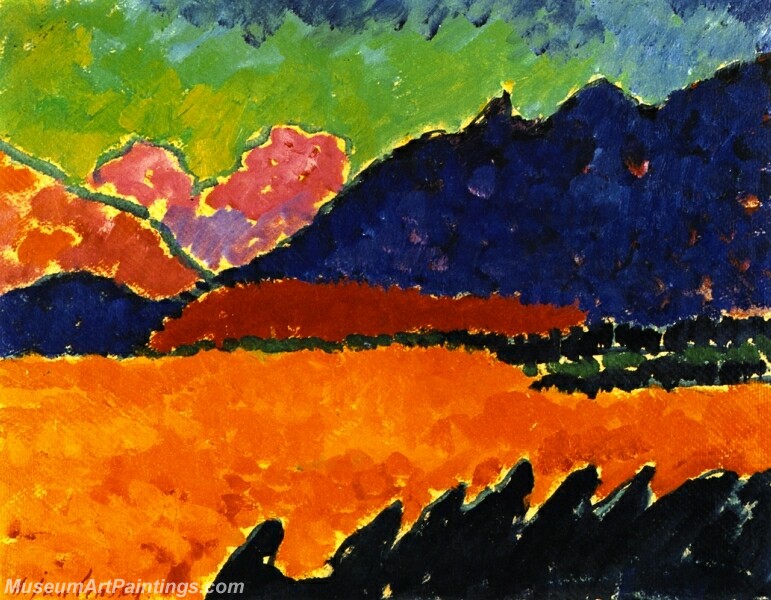 The Valley Murnau Abstract Painting