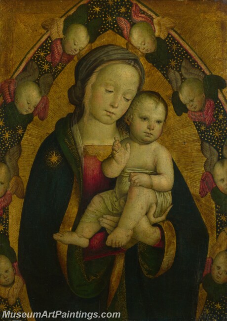 The Virgin and Child in a Mandorla with Cherubim