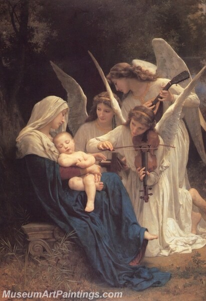 The Virgin with Angels Painting