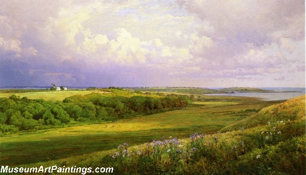 The Watson Farm Conanicut Rhode Island Painting