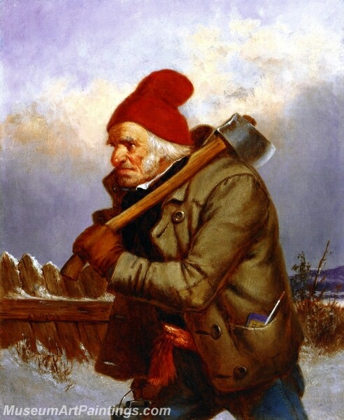 The Woodcutter Painting