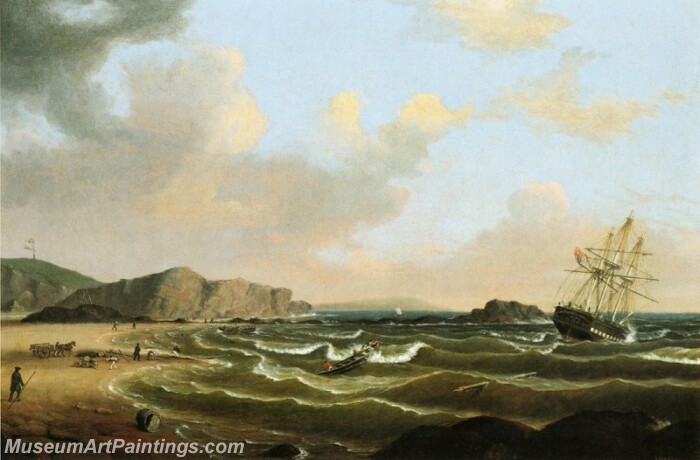 The Wreck of the Roma Painting