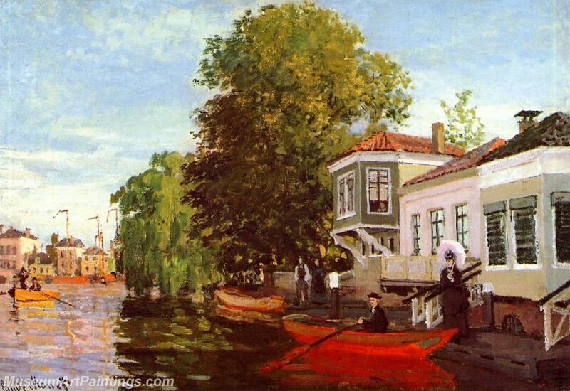 The Zaan at Zaandam Painting