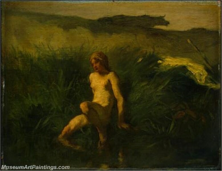 The bather Painting