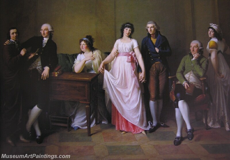 The family of the Marquis of Caselle Landi Painting