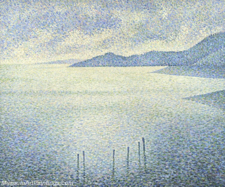 Theo van Rysselberghe Coastal Scene Painting