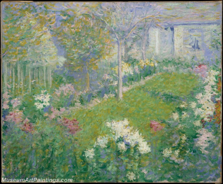 Theodore Earl Butler Un Jardin Maison Baptiste Painting