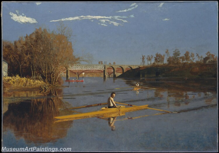 Thomas Eakins The Champion Single Sculls Painting