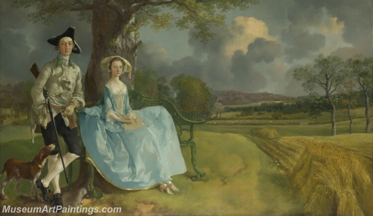 Thomas Gainsborough Mr and Mrs Andrews Painting