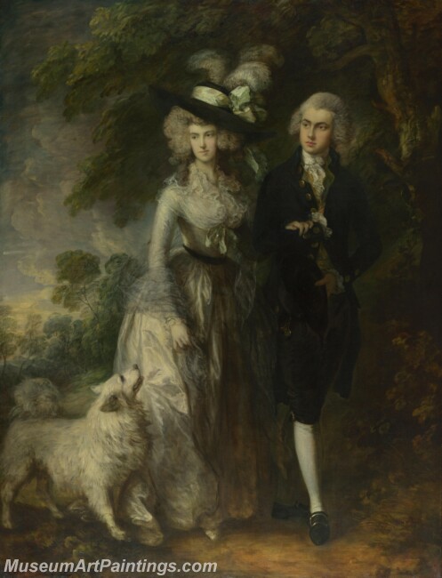 Thomas Gainsborough Mr and Mrs William Hallett The Morning Walk Painting