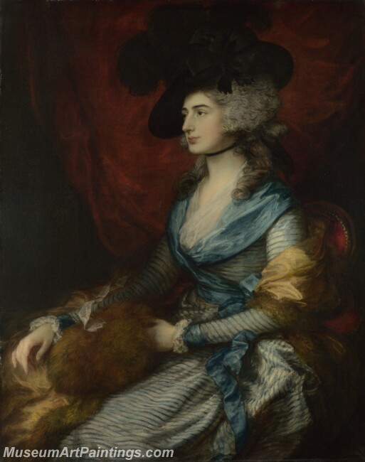 Thomas Gainsborough Mrs Siddons Painting