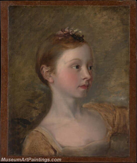 Thomas Gainsborough The Painters Daughter Mary Painting